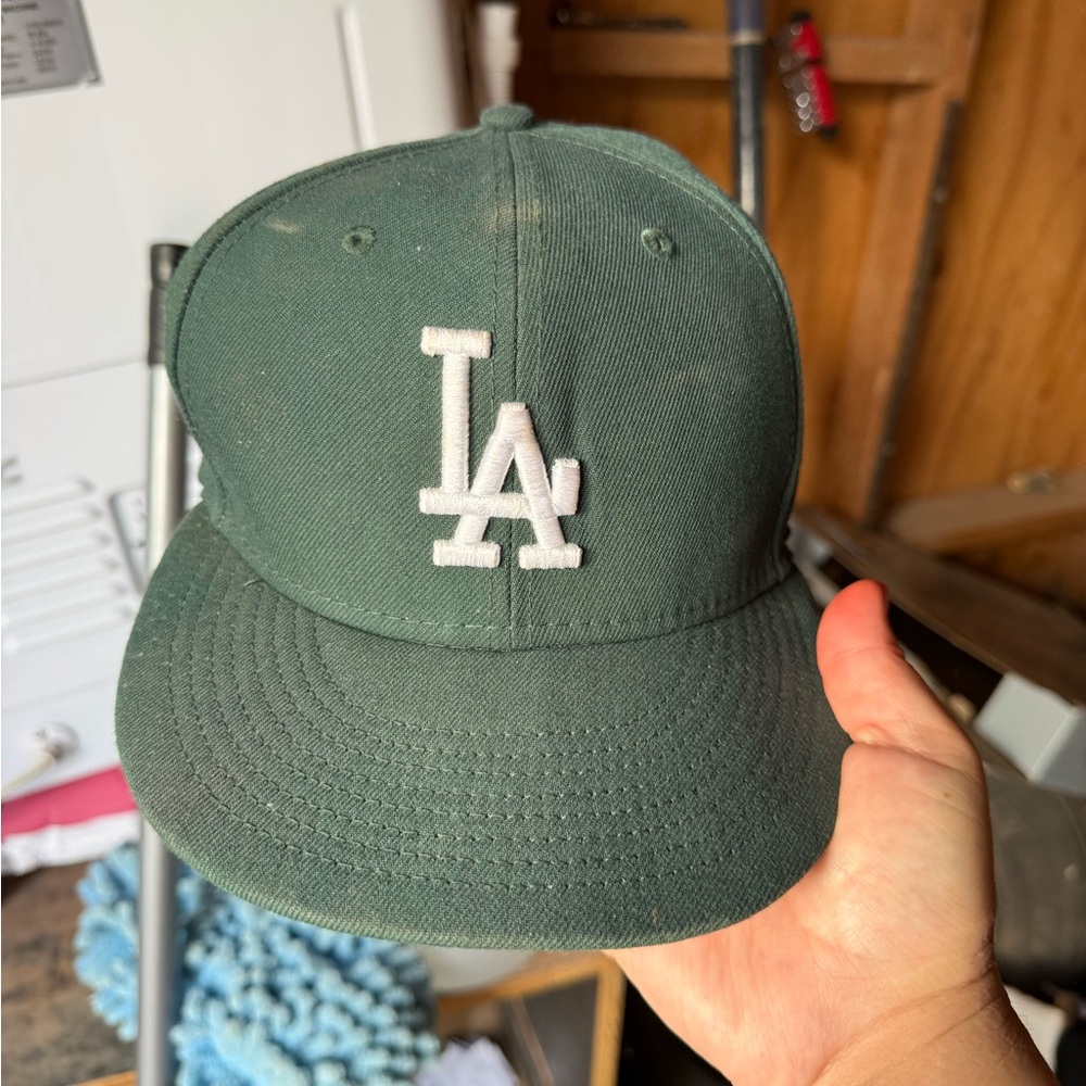 9fifty Green Kids Cap with White Logo